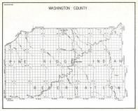Washington County, Pine Ridge Indian Reservation, Kyle, Wounded Knee Creek, Rockyford, Sheer Mountain, South Dakota State Atlas 1930c
